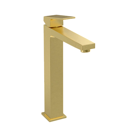 Смеситель для раковины VitrA Minimax Square A4372425EXP брашированное золото