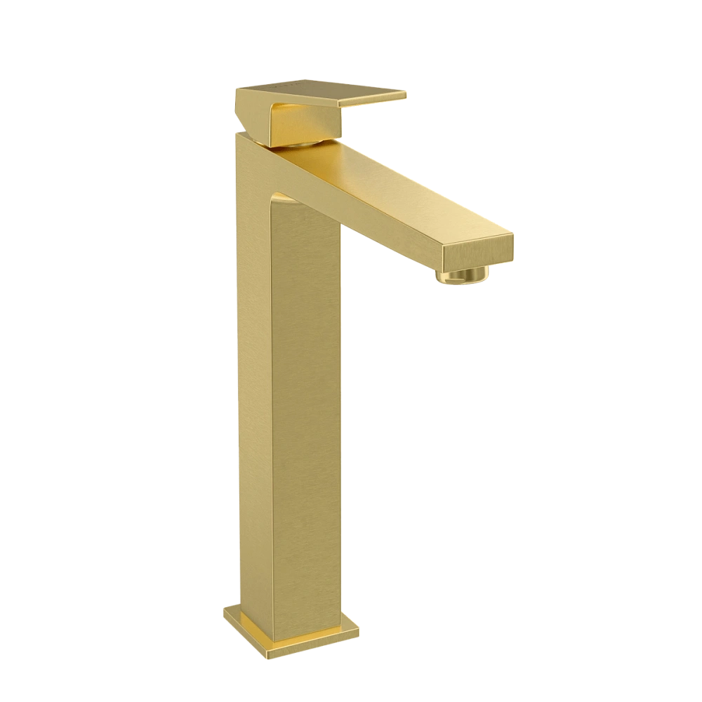 Смеситель для раковины VitrA Minimax Square A4372425EXP брашированное золото — Изображение 1