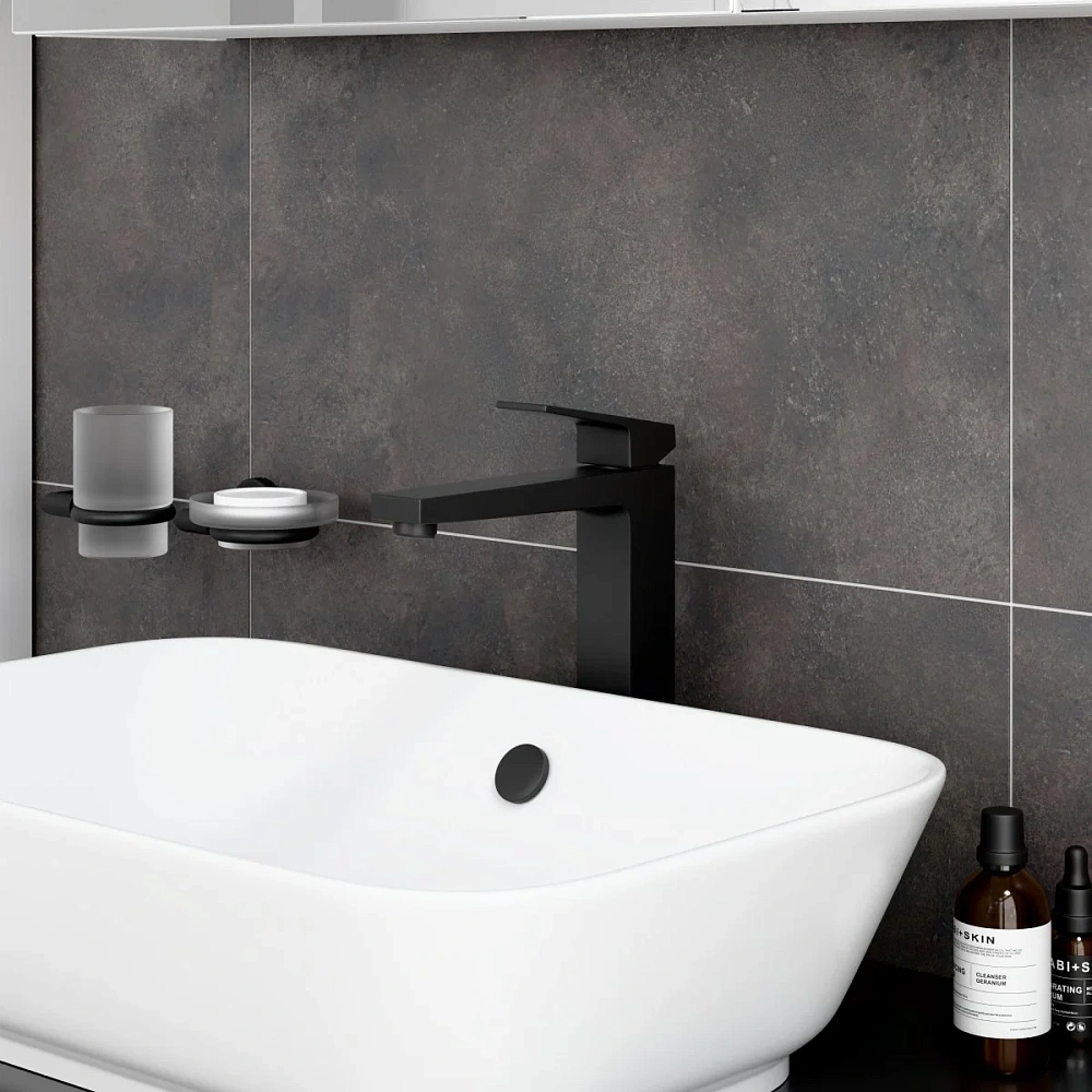 Смеситель для раковины VitrA Minimax Square A4372436EXP матовый черный — Изображение 6