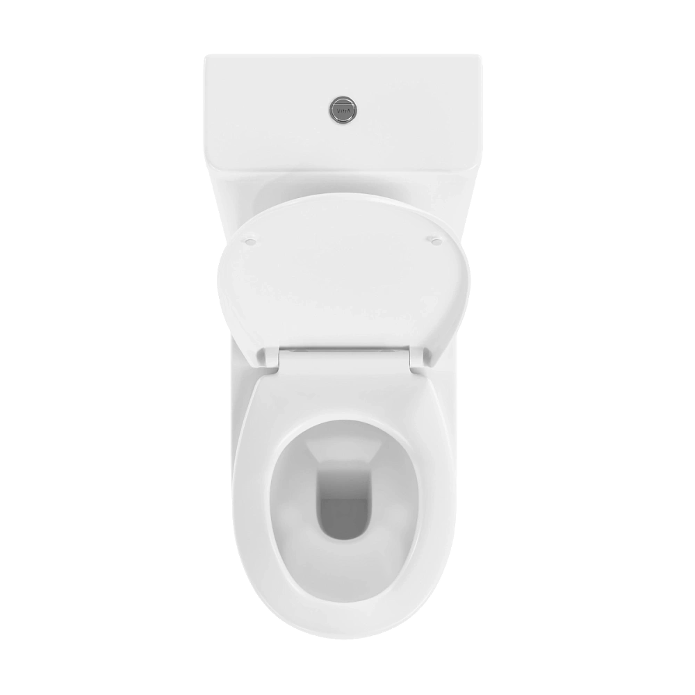 Унитаз напольный VitrA Conforma 9899B003-7200 с сиденьем без микролифта белый, антибактериальное покрытие Hygiene — Изображение 3