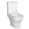 Унитаз напольный VitrA Zentrum 9824B003-7219 с сиденьем микролифт, белый, антибактериальное покрытие Hygiene