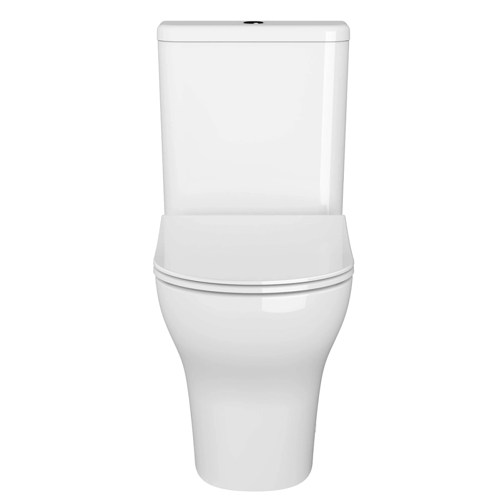 Унитаз напольный VitrA Zentrum 9824B003-7219 с сиденьем микролифт, белый, антибактериальное покрытие Hygiene — Изображение 2