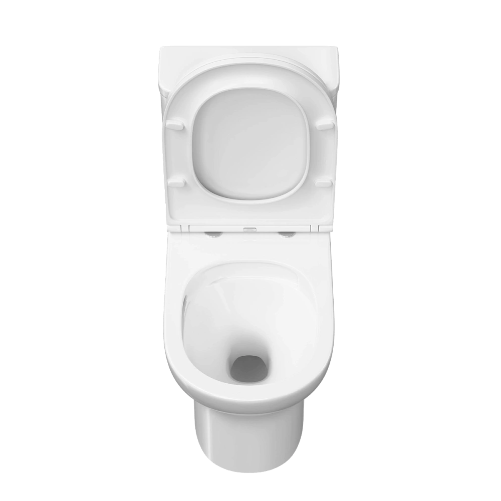 Унитаз напольный VitrA M50 9889B003-7200 безободковый VortexFlush с сиденьем микролифт, белый — Изображение 4