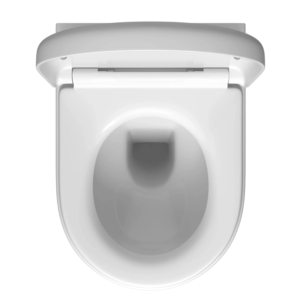 Унитаз подвесной VitrA Liquid 7321B403-0075 безободковый Rim-ex белый, антибактериальное покрытие Hygiene + Clean — Изображение 3