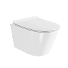 Унитаз подвесной VitrA M50 8302B003-6404 безободковый VortexFlush с сиденьем микролифт, дюропласт белый