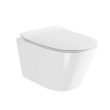 Унитаз подвесной VitrA M50 8302B003-6404 безободковый VortexFlush с сиденьем микролифт, дюропласт белый