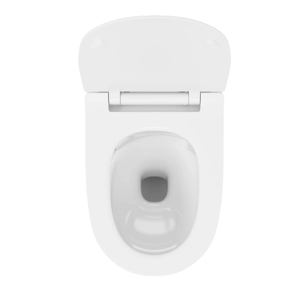 Унитаз подвесной VitrA M50 8302B003-6404 безободковый VortexFlush с сиденьем микролифт, дюропласт белый — Изображение 3