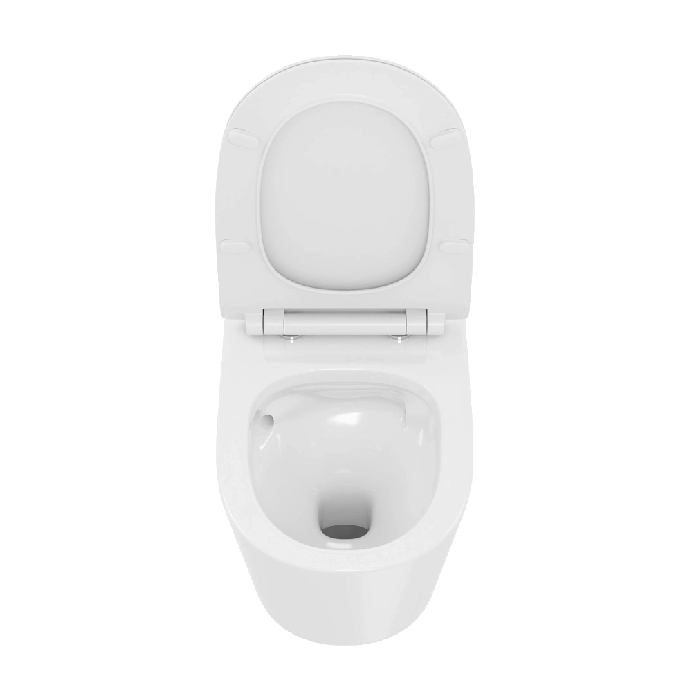 Унитаз подвесной VitrA M50 8302B003-6404 безободковый VortexFlush с сиденьем микролифт, дюропласт белый — Изображение 4