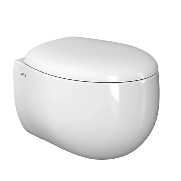 Унитаз подвесной VitrA Memoria 5885B403-0101 безободковый Rim-ex белый, антибактериальное покрытие Hygiene + Clean