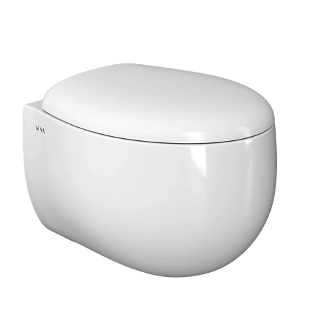 Унитаз подвесной VitrA Memoria 5885B403-0101 безободковый Rim-ex белый, антибактериальное покрытие Hygiene + Clean