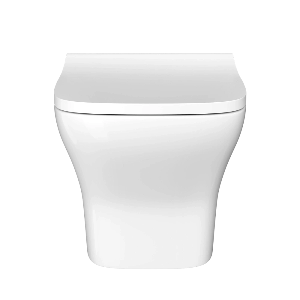 Унитаз подвесной VitrA Zentrum Square 7484B003-0075 безободковый SmoothFlush белый, антибактериальное покрытие Hygiene — Изображение 2