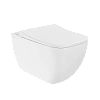 Унитаз подвесной VitrA Shift 7742B003-0075 безободковый Rim-ex белый, антибактериальное покрытие Hygiene