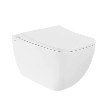 Унитаз подвесной VitrA Shift 7742B003-0075 безободковый Rim-ex белый, антибактериальное покрытие Hygiene