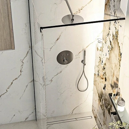 Смеситель для душа Kerama Marazzi Eterna 70426EXKM.50.050 встраиваемый термостатический нержавеющая сталь Смеситель для душа Kerama Marazzi Eterna 70426EXKM.50.050 встраиваемый термостатический нержавеющая сталь