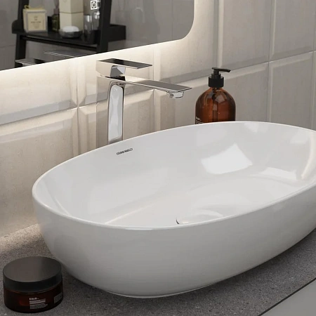 Смеситель для раковины Kerama Marazzi Fioretto V2CR205LLKM высокий хром Смеситель для раковины Kerama Marazzi Fioretto V2CR205LLKM высокий хром