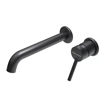 Смеситель для раковины Kerama Marazzi XPro XPRO.03.KM.BLK.M настенный с внутренней частью, матовый черный