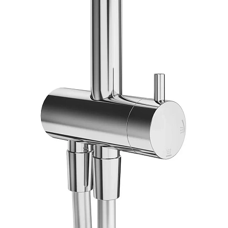 Душевая стойка Kerama Marazzi Fonte FO.101.KM.CR на 2 потока без смесителя, хром Душевая стойка Kerama Marazzi Fonte FO.101.KM.CR на 2 потока без смесителя, хром