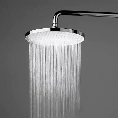 Душевая система Kerama Marazzi Fonte FO.302.KM.CR на 3 потока с поворотным изливом с термостатом, хром Душевая система Kerama Marazzi Fonte FO.302.KM.CR на 3 потока с поворотным изливом с термостатом, хром