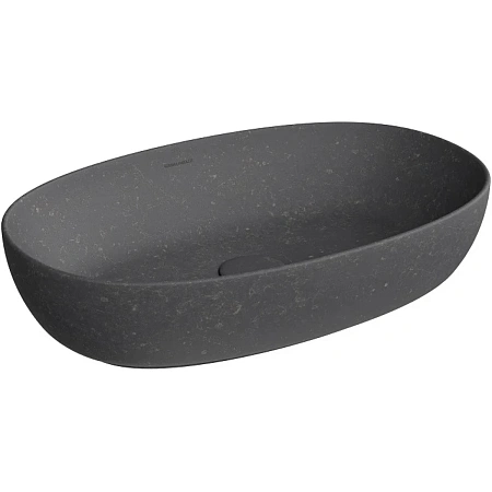 Раковина Kerama Marazzi Plaza 60 см KMPLWB60MBLST0 накладная с донным клапаном, черный камень Раковина Kerama Marazzi Plaza 60 см KMPLWB60MBLST0 накладная с донным клапаном, черный камень