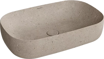 Раковина Kerama Marazzi Magica MA.wb.65\STB накладная 65, бежевый камень