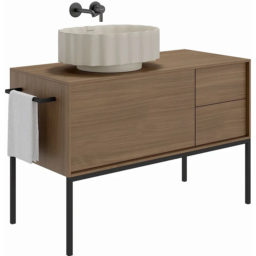 Раковина Kerama Marazzi ARTBASIN Conchiglia CC.wb.50\SAN накладная 50, песочная матовая — Изображение 4