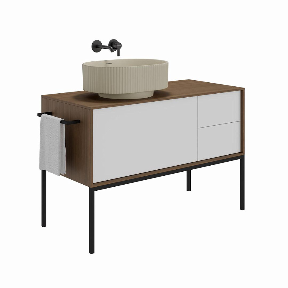Раковина Kerama Marazzi ARTBASIN Vento VE.wb.50\SAN накладная 50, песочная матовая — Изображение 6
