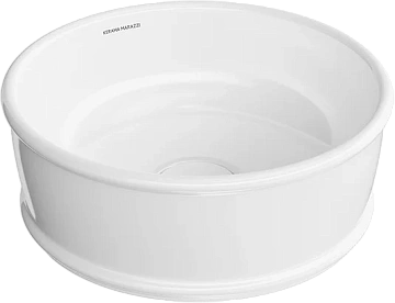 Раковина Kerama Marazzi Circo CI.wb.36 накладная 36, белая глянцевая