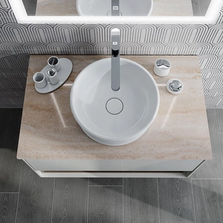 Раковина Kerama Marazzi Circo CI.wb.36 накладная 36, белая глянцевая Раковина Kerama Marazzi Circo CI.wb.36 накладная 36, белая глянцевая
