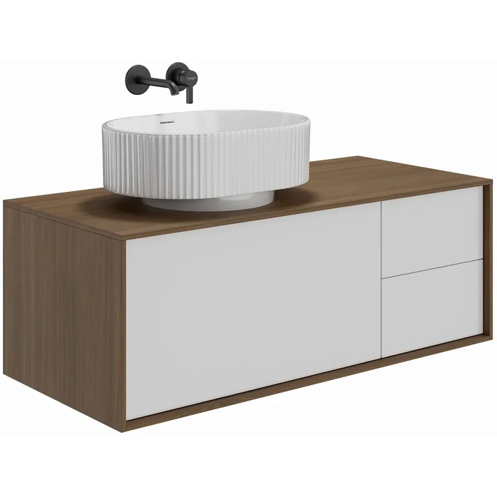 Раковина Kerama Marazzi ARTBASIN Vento VE.wb.50\WHT накладная 50, белая глянцевая — Изображение 5
