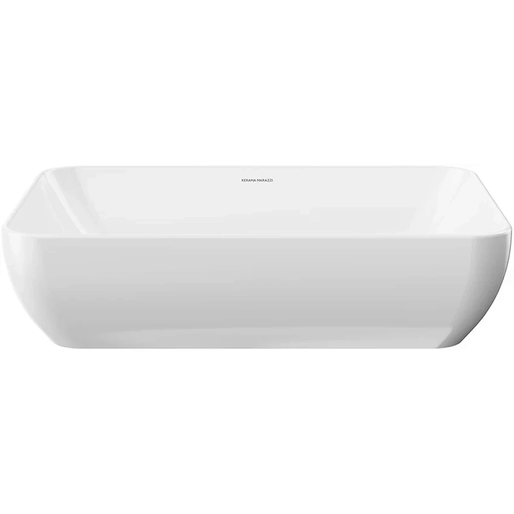 Раковина Kerama Marazzi Plaza PLR.wb.55 накладная 55, белая глянцевая — Изображение 2