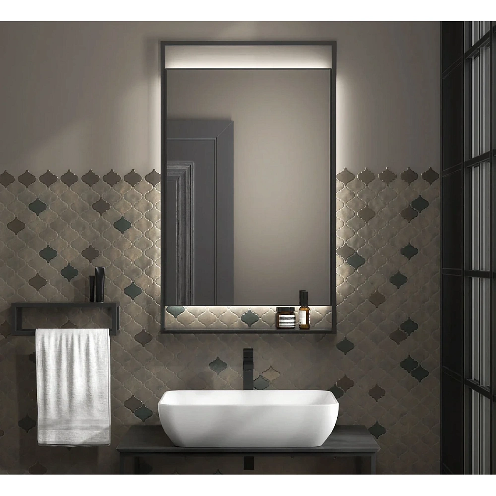 Раковина Kerama Marazzi Plaza PLR.wb.55 накладная 55, белая глянцевая — Изображение 4