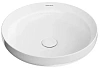 Раковина Kerama Marazzi Safi KMSFWb46GWh0 накладная 46 с крепежом, белая глянцевая