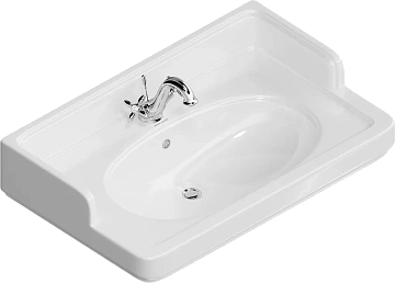 Раковина Kerama Marazzi Pompei PO.wb.80 подвесная/мебельная 80, белая глянцевая