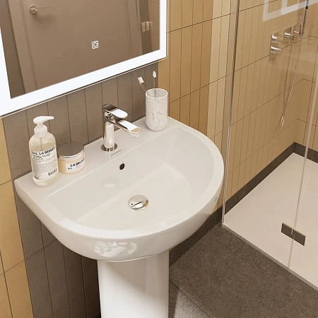Раковина Kerama Marazzi Buongiorno BG.wb.55 с крепежом Раковина Kerama Marazzi Buongiorno BG.wb.55 с крепежом