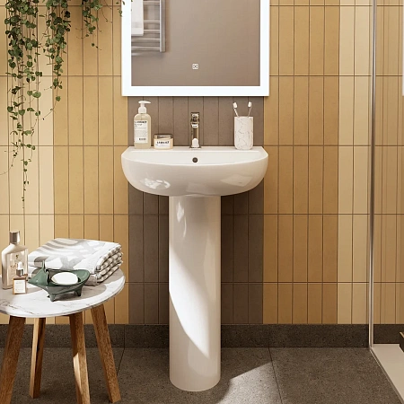 Раковина Kerama Marazzi Buongiorno BG.wb.55 с крепежом Раковина Kerama Marazzi Buongiorno BG.wb.55 с крепежом