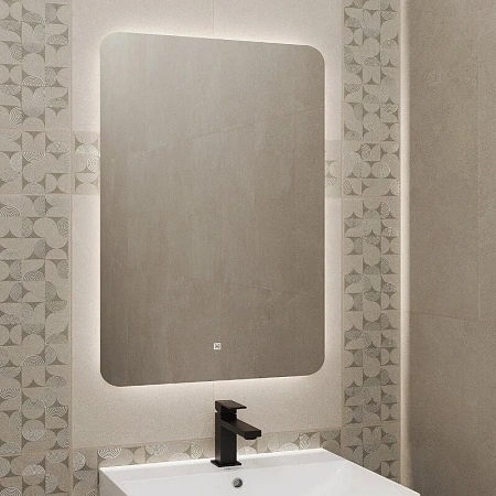 Зеркало Kerama Marazzi Pro PRO.mi.50\WHT с подсветкой LED 50, белый Зеркало Kerama Marazzi Pro PRO.mi.50\WHT с подсветкой LED 50, белый