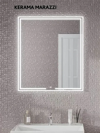 Зеркало Kerama Marazzi Mio MIO.mi.60\WHT прямоугольное с диммером 60, белое Зеркало Kerama Marazzi Mio MIO.mi.60\WHT прямоугольное с диммером 60, белое