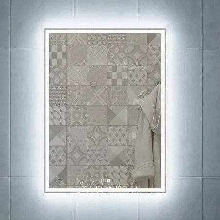Зеркало Kerama Marazzi Tecno TE.mi.60 c LED 60 с подсветкой, с функцией антизапотевание, белое глянцевое Зеркало Kerama Marazzi Tecno TE.mi.60 c LED 60 с подсветкой, с функцией антизапотевание, белое глянцевое