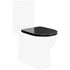 Крышка-сиденье Kerama Marazzi Pompei PO.seat.01\BLK черное глянцевое