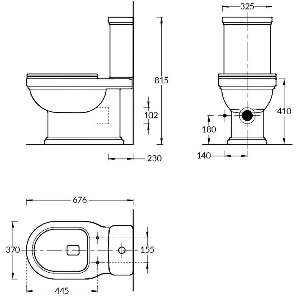 Крышка-сиденье Kerama Marazzi Pompei PO.seat.01\BLK черное глянцевое — Изображение 5