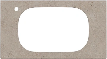 Столешница Kerama Marazzi Magica Риккарди 90 см MA.2.1.SG540620R\90 бежевая матовая