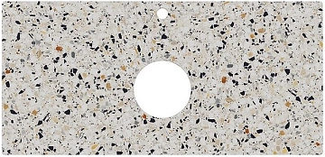 Столешница Kerama Marazzi Бричиола 100 KM6012G0471RP100Tc2 белый натуральный