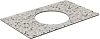 Столешница Kerama Marazzi Бричиола 80 KM6012G0471RP80Ic2 белый натуральный Столешница Kerama Marazzi Бричиола 80 KM6012G0471RP80Ic2 белый натуральный