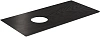 Столешница Kerama Marazzi Iconico CO5.KM6012G0291R\100 Манифик вуд 100 см, черная матовая, без отверстия под смеситель Столешница Kerama Marazzi Iconico CO5.KM6012G0291R\100 Манифик вуд 100 см, черная матовая, без отверстия под смеситель