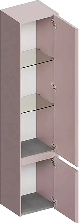 Шкаф-пенал Kerama Marazzi Cubo CUB.165Rh\MAL подвесной правый 165, мальва матовый Шкаф-пенал Kerama Marazzi Cubo CUB.165Rh\MAL подвесной правый 165, мальва матовый