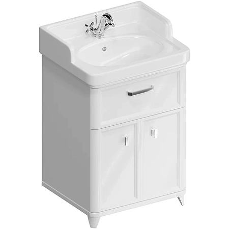 Тумба под раковину Kerama Marazzi Pompei PO.M.60.1\WHT напольная 60, белая глянцевая Тумба под раковину Kerama Marazzi Pompei PO.M.60.1\WHT напольная 60, белая глянцевая