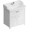Тумба под раковину Kerama Marazzi Pompei PO.M.80.1\WHT напольная 80, белая глянцевая
