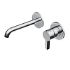 Смеситель для раковины Kerama Marazzi Linea 71028KM.21.018 настенный c внутр.частью, хром
