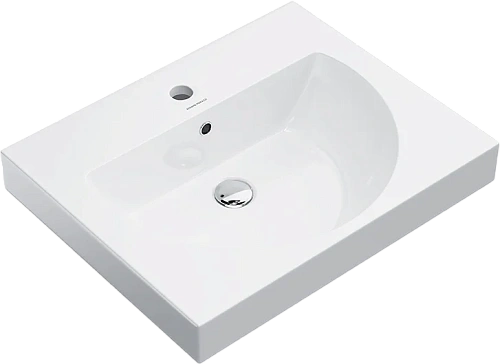 Раковина Kerama Marazzi Buongiorno BG.wb.60 подвесная/мебельная 60, белая глянцевая Раковина Kerama Marazzi Buongiorno BG.wb.60 подвесная/мебельная 60, белая глянцевая