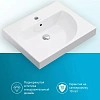 Раковина Kerama Marazzi Buongiorno BG.wb.60 подвесная/мебельная 60, белая глянцевая Раковина Kerama Marazzi Buongiorno BG.wb.60 подвесная/мебельная 60, белая глянцевая
